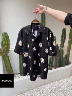 [ freeship ] sơmi hoa cúc ullazang siêu ngầu