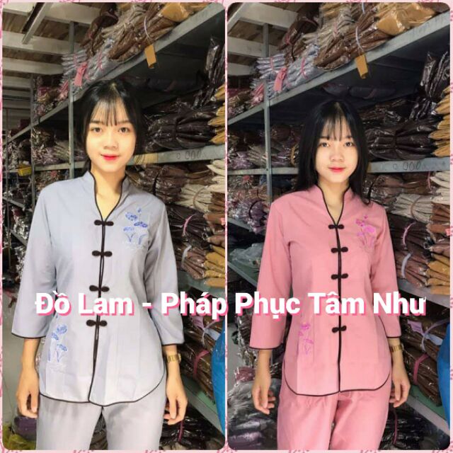 Đồ lam đi chùa , bộ đi chùa chất lượng cao