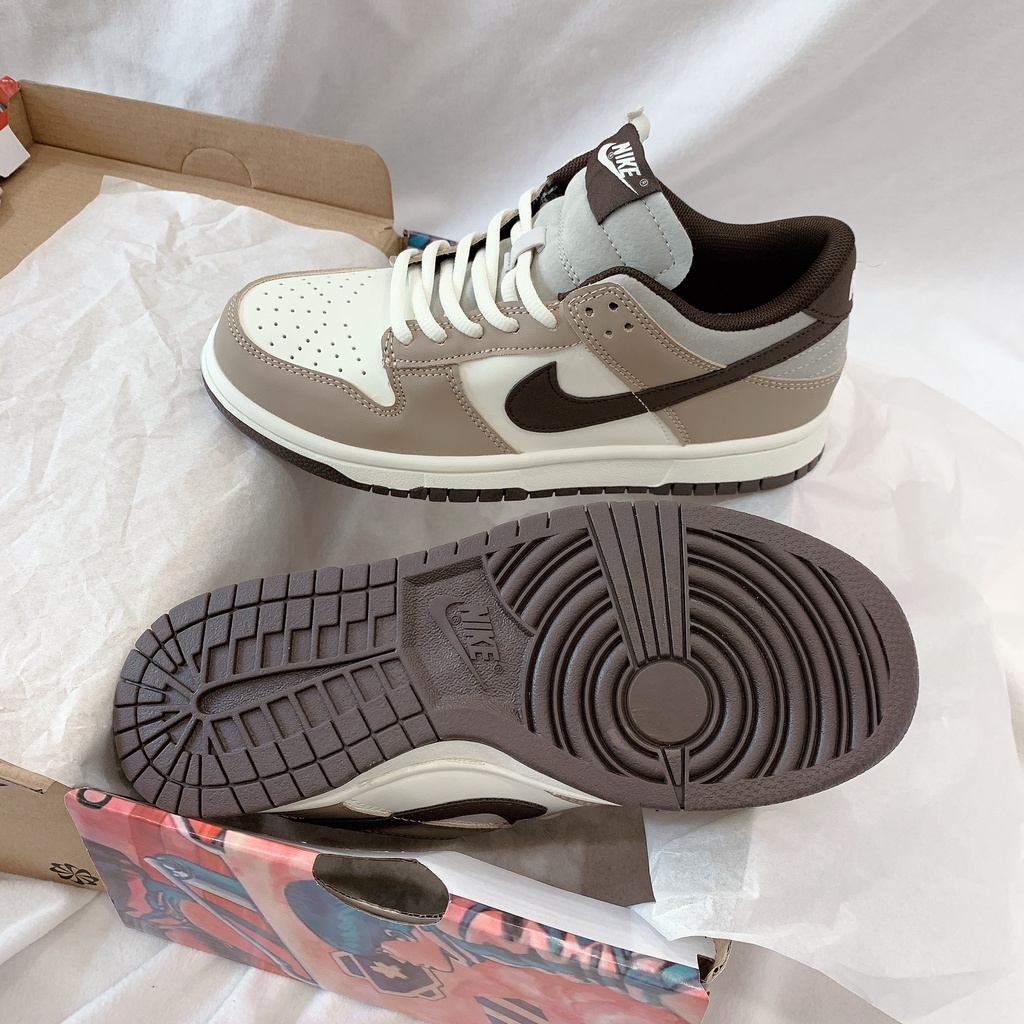 Giày Thể Thao Nam Nữ Ngô Thắng SB Kem Nâu