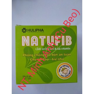 NATUFIB- HÀNG CHÍNH HÃNG- Hỗ trợ cải thiện tình trạng táo bón, bổ sung chất xơ hòa tan và các vitamin