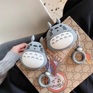 Vỏ Bao Đựng Bảo Vệ Hộp Sạc Tai Nghe, Case Airpods 2/1/i7/i9/i12/TWS -  Sillicone Dẻo Chống Bám Bẩn, Totoro Bestmall