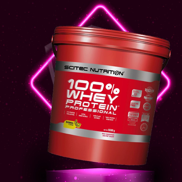 Whey Protein Sữa Tăng Cơ | Scitec Nutrition 100% Whey Protein Professional 5000G | Chính hãng tại Suppcare.