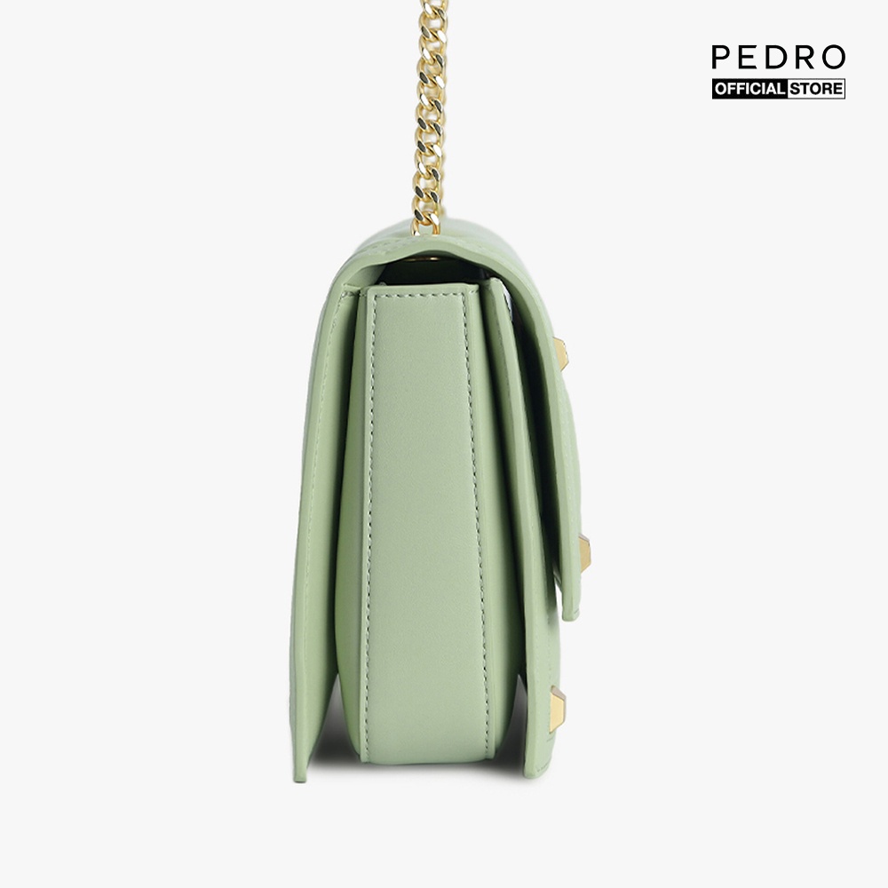 PEDRO - Túi đeo chéo nữ chữ nhật phối đinh tán sang trọng PW2-75210118-D3