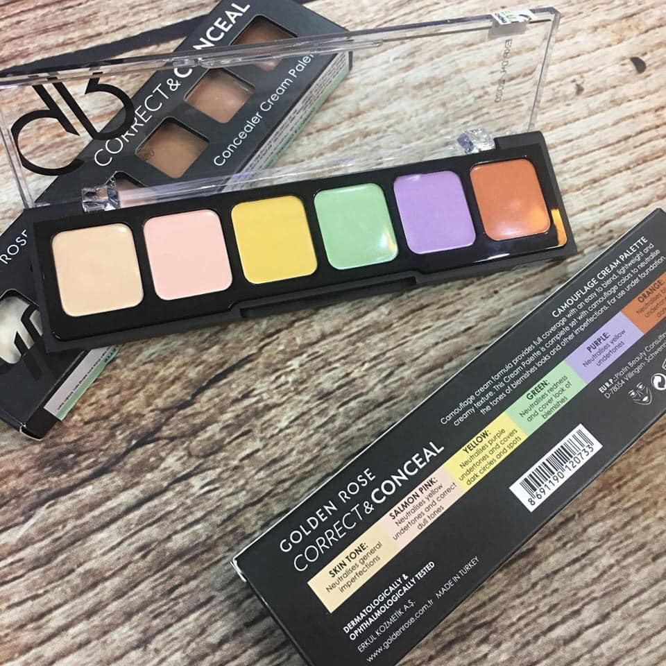 Che khuyết điểm triệt sắc Golden Rose Camouflage Cream 6 ô | BigBuy360 - bigbuy360.vn