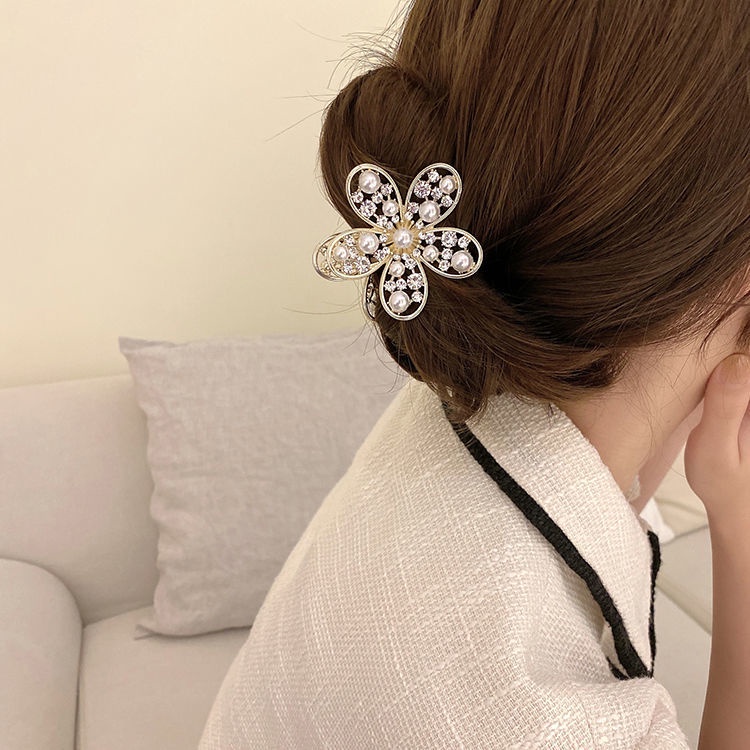 Kẹp Tóc Hình Hoa Đơn Giản Thời Trang Hàn Quốc Cho Nữ