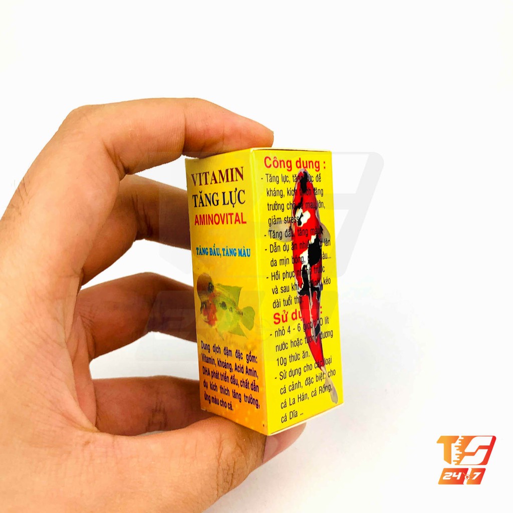 Vitamin Tăng Lực AminoVital - Tăng Đầu, Tăng Màu Cho Cá La Hán, Cá Rồng, Cá Dĩa