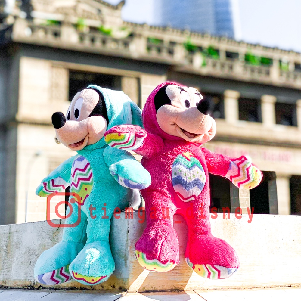 Gấu Bông Mickey, Minnie Phục Sinh có mộc chuẩn Disney
