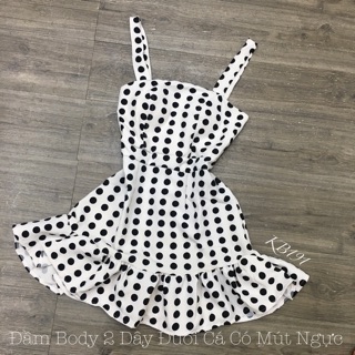 Đầm Body 2 Dây Đuôi Cá Có Mút Ngực - TK03