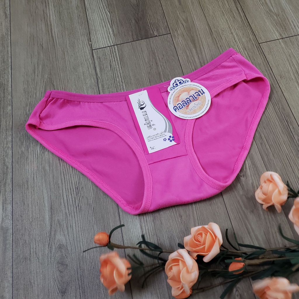 Quần lót nữ cotton thoáng mát học sinh co giãn viền ren xinh giá rẻ 05