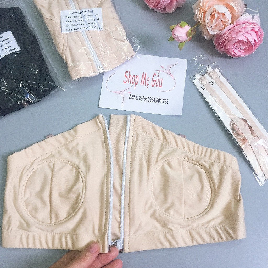 Áo lót hút sữa rảnh tay hàng Việt Nam chất lượng cao(Tặng kèm quai áo)_𝐀𝟖