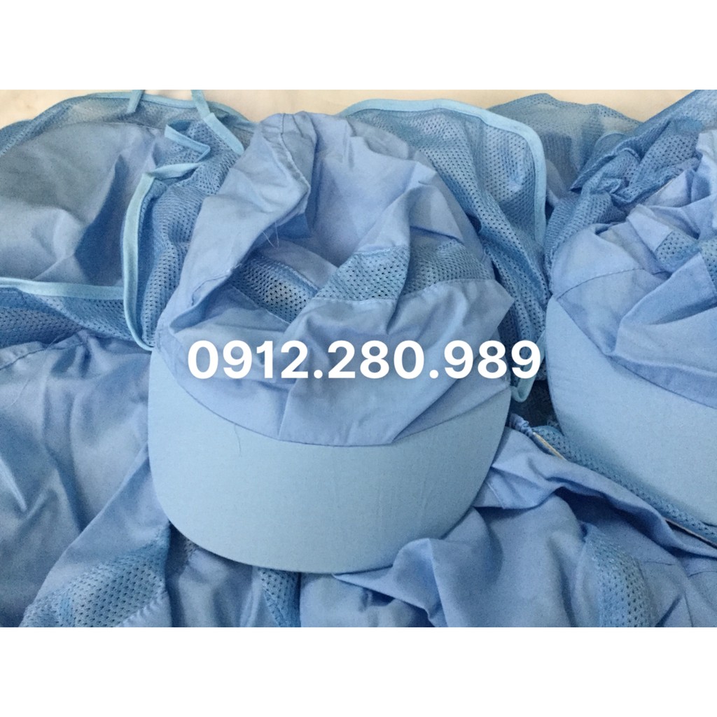 Nón Lưỡi Trai Có Lưới  Thực Phẩm Vải Silk Ngựa Loại  Tốt Mịn - Mát