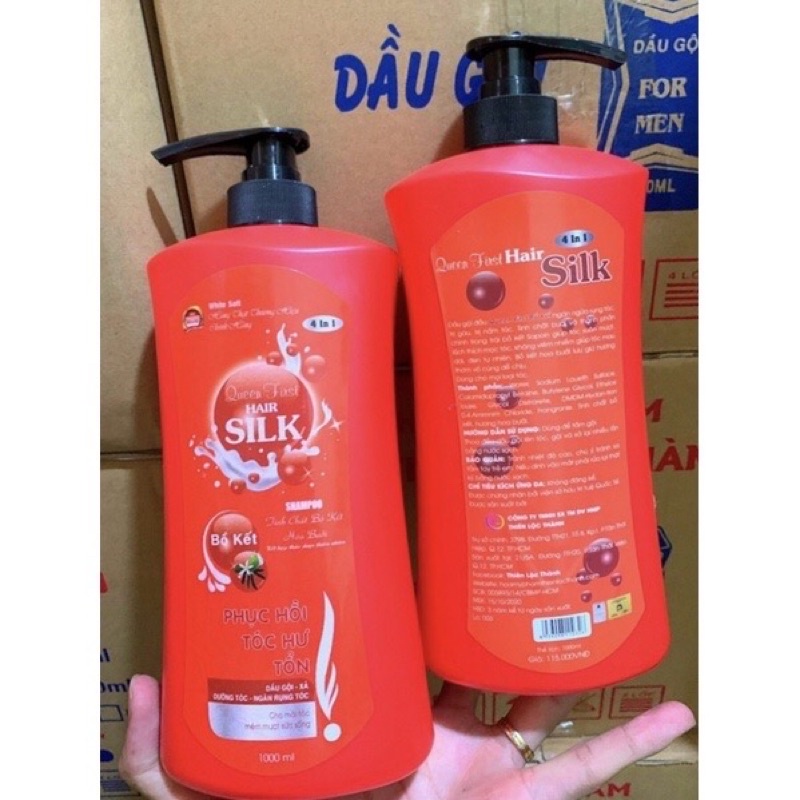 Dầu gội bồ kết hoa bưởi Hair Silk cty 1000ml