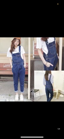 [THANH LÝ] YẾM BÒ BIGSIZE - BIG SIZE DENIM OVERALLS