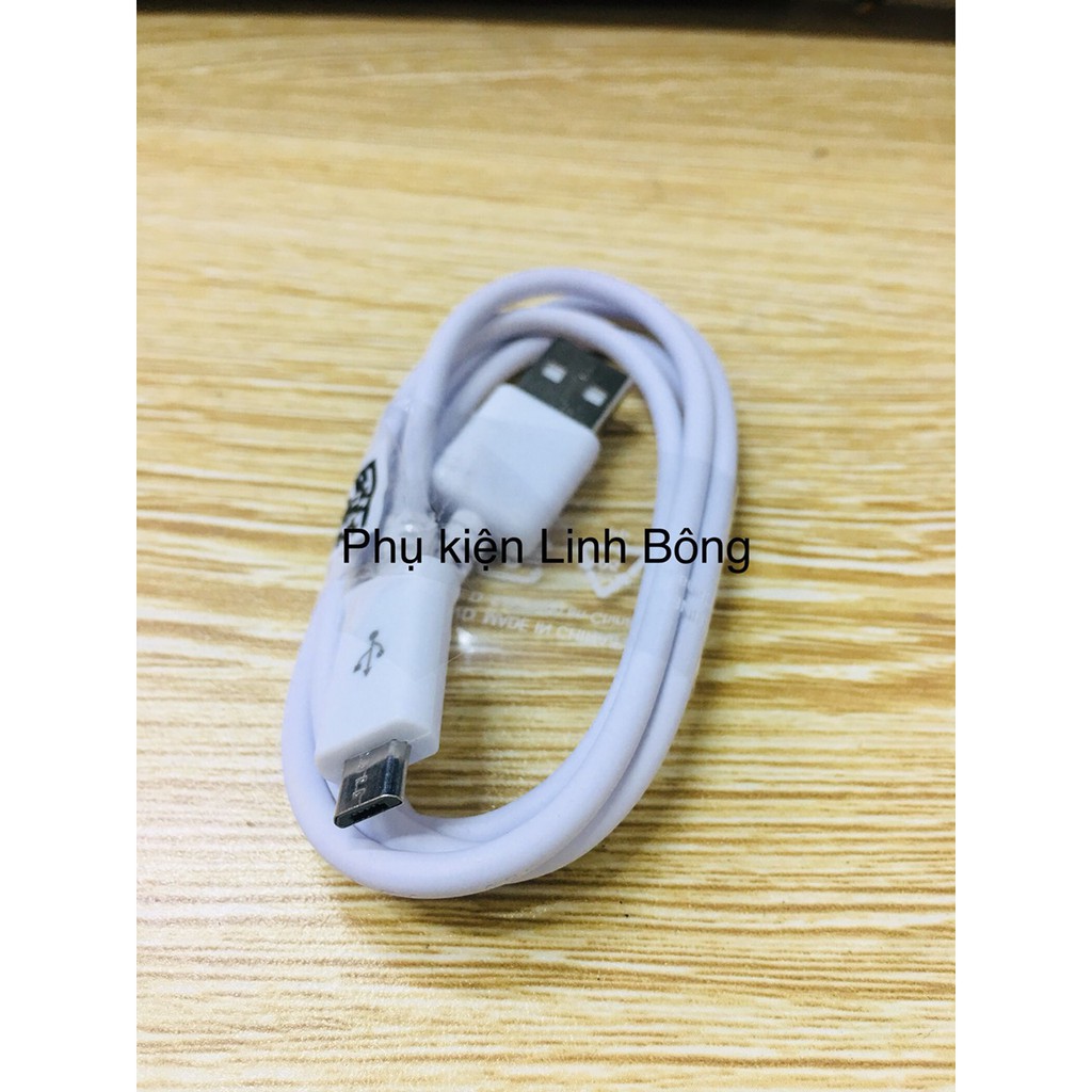 ( Ảnh thật) Dây cáp sạc samsung zin Micro USB dài 1 mét dây trắng