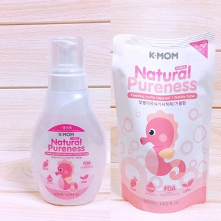 Nước rửa bình sữa và rau quả hữu cơ K-Mom Hàn Quốc