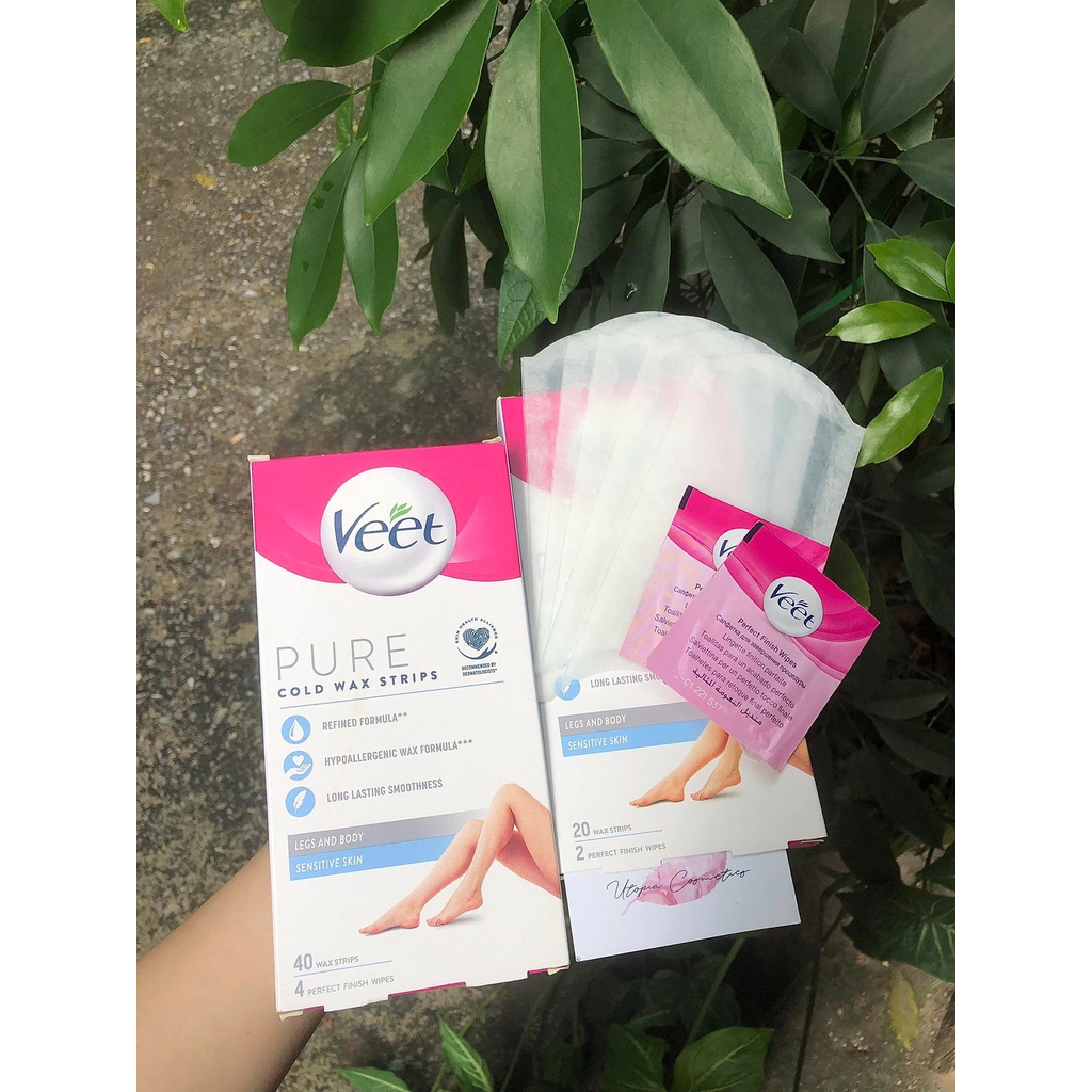 Miếng sáp wax tẩy lông Veet