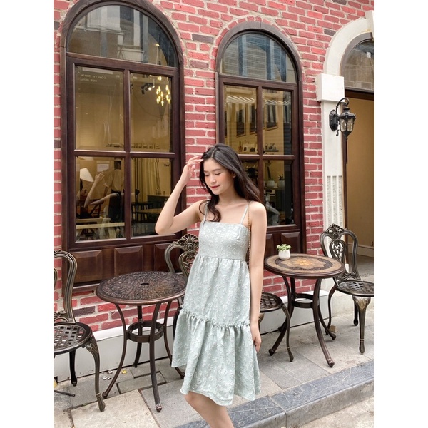 YU CHERRY | Đầm hai dây nhiều tầng Ruffle Layer Dress YD151