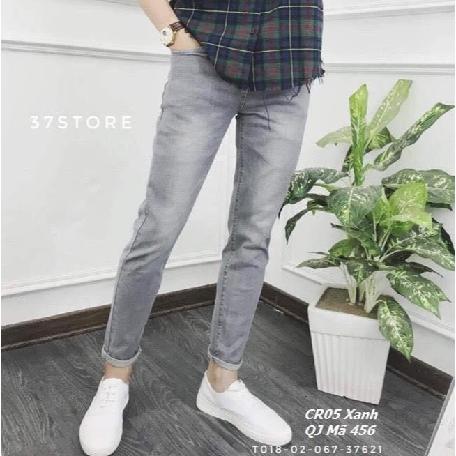 Quân jean nam cao cấp jean theo set bộ chuẩn đẹp vải dày co dãn from chuẩn như hình