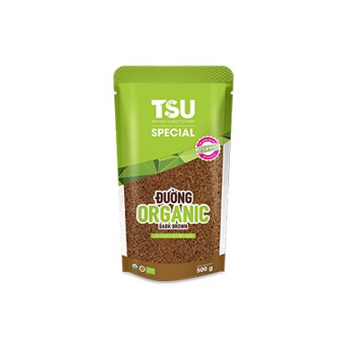 combo 2 túi Đuòng Nâu TSU Special Organic 500gr