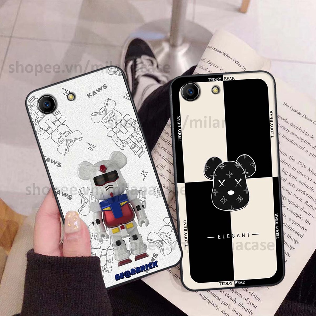 Ốp Oppo F1s / F3 / F3 Lite / F3 Plus gấu be@rBrick gấu Teddy Kaws siêu đẹp, phong cách, cá tính