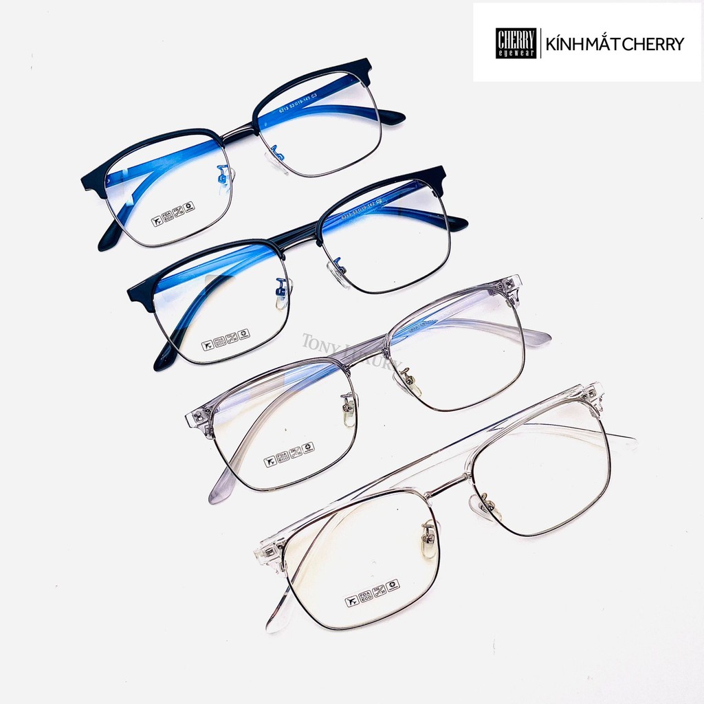 Kính phối gọng nhựa và kim loại thiết kế thời trang 6213 - Nhận Cắt Tròng Cận Viễn Loạn | BigBuy360 - bigbuy360.vn