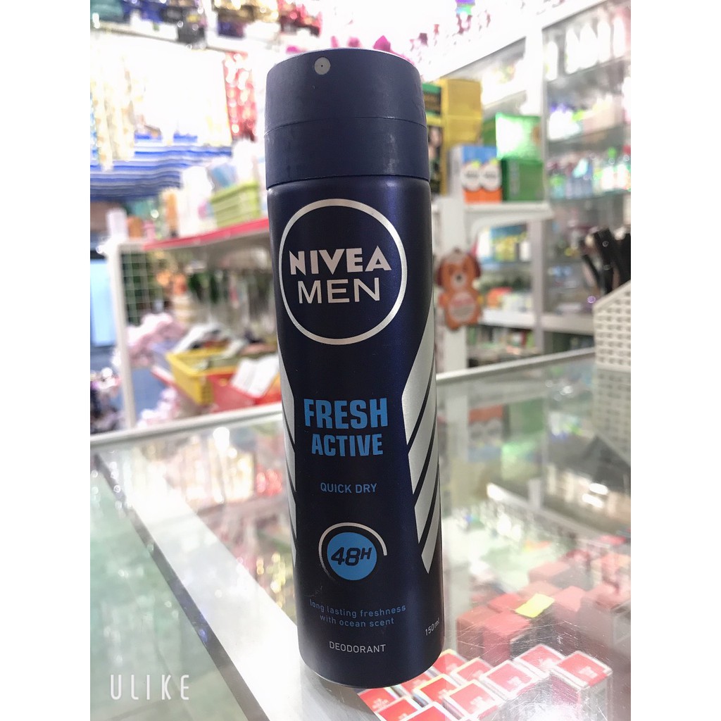 xịt khử mùi toàn thân nam NIVEA 150ML [ chuẩn hàng cty 100%]