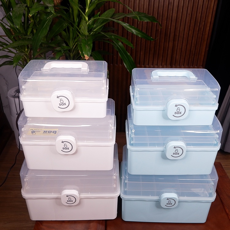 Hộp Đựng Thuốc Y Tế3 Tầng- Phân Loại Thuốc, Đa Năng, Thân Thiện Với Môi Trường YT01