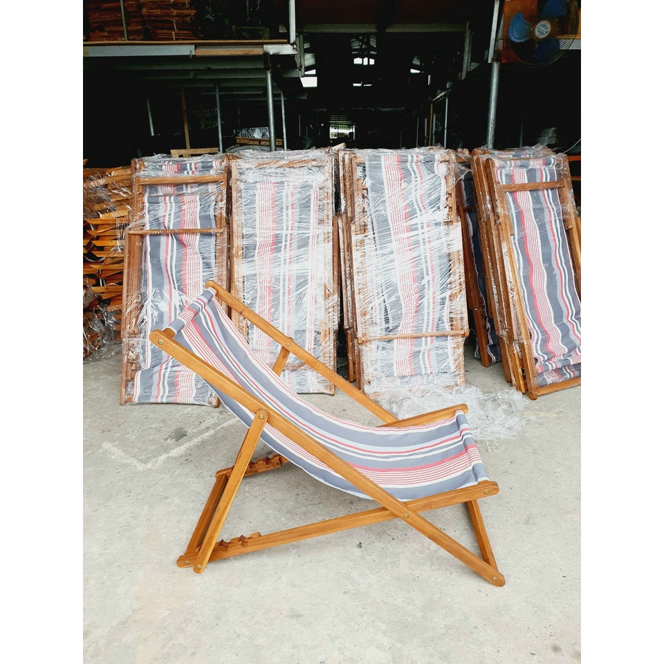 Ghế Võng Vải Tắm Nắng Du Lịch SEADECOR Khung Gỗ Tràm Siêu Bền Đẹp