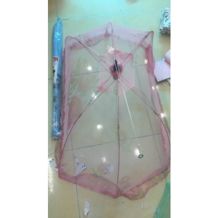 Mùng chụp chống muỗi và côn trùng cho bé sơ sinh hoa văn dễ thương hàng THÁI LAN