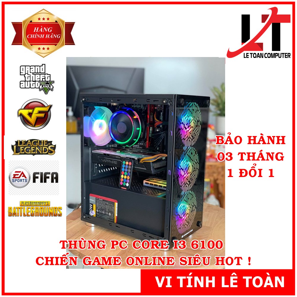 Thung Pc Core I3 6100 Chiến Game Online Hot Gta V Fifa 04 Pugb Lol Shopee Việt Nam