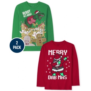 Set 3 áo thun cổ tròn dài tay xuất xịn