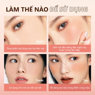 Phấn má hồng dạng thỏi O.TWO.O cấp ẩm với 6 màu lựa chọn
