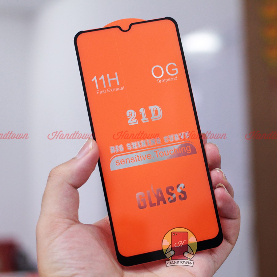 Kính Cường lực Realme C12 / C15 Full màn hình 21D Handtown SIÊU BỀN