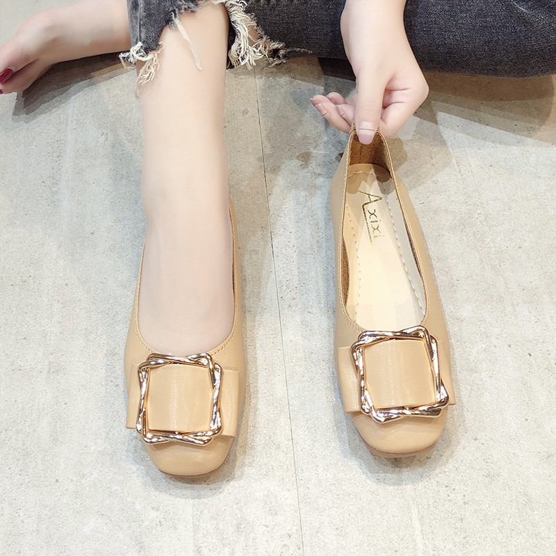 Giày Búp Bê Mũi Vuông Size Lớn 41-43 Thời Trang Cho Nữ | BigBuy360 - bigbuy360.vn