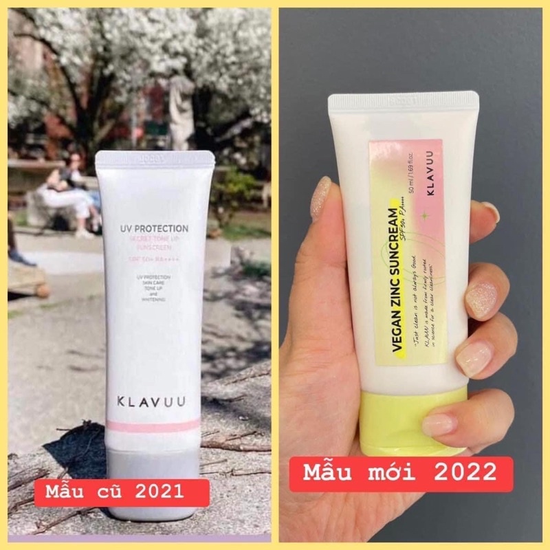 Kem chống nắng vật lý thuần chay KLAVUU VEGAN ZINC SUNCREAM