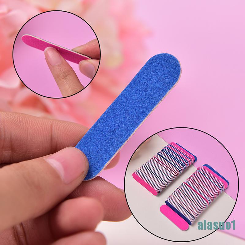 [Hàng mới về] 100 Que dũa móng tay dùng một lần tiện lợi