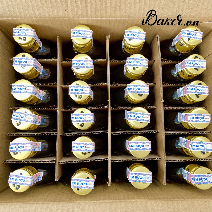 Hương Rum Chauvet - Chai 175ml, nguyên liệu làm bánh, pha chế