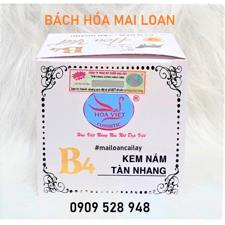 KEM Hoa Việt B4 Kem Nám Tàn Nhang