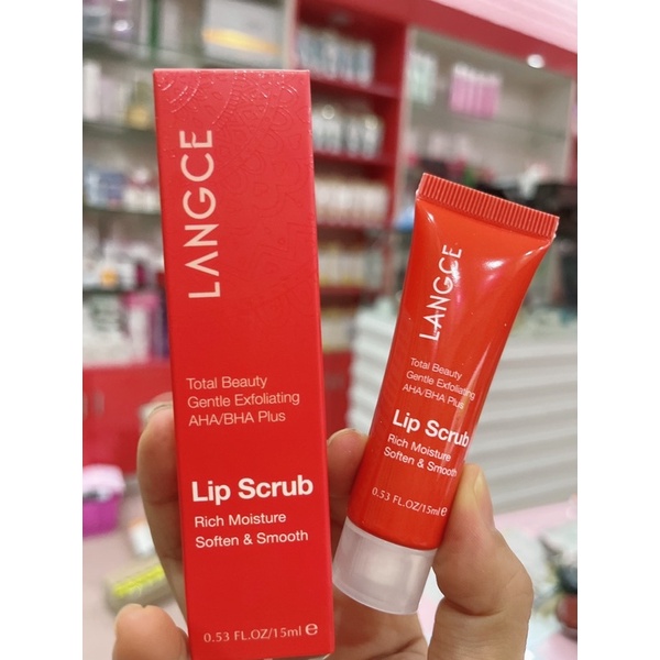 GEL LÀM SẠCH TẾ BÀO CHẾT CHO MÔI - 1 PHÚT - TRÁI CÂY 15ml LANGC