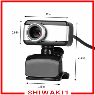 [Shiwaki1] Camera Web Xoay Mới Cho PC Laptop Để Bàn Notebook