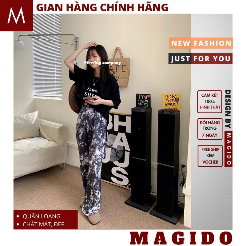 quần loang unisex 💚quần jogger loang nữ cực xinh, phong cách hiphop hiện đại cực xute MAGIDO-(KÈM QUÀ TẶNG +ẢNH THẬT)