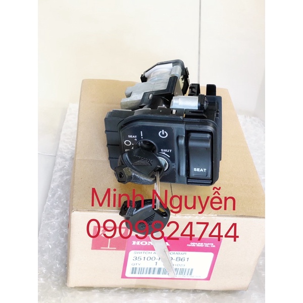 Bộ ổ khoá chìa xe Vario Click chính hãng honda