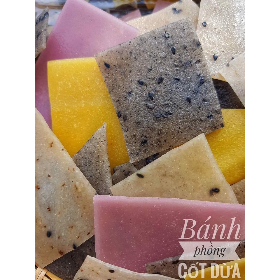 Bánh Phồng Ngũ Sắc/ bánh phồng tôm hộp 500gr