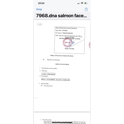 KEM DƯỠNG DA CÁ HỒI FACE DNA | BigBuy360 - bigbuy360.vn