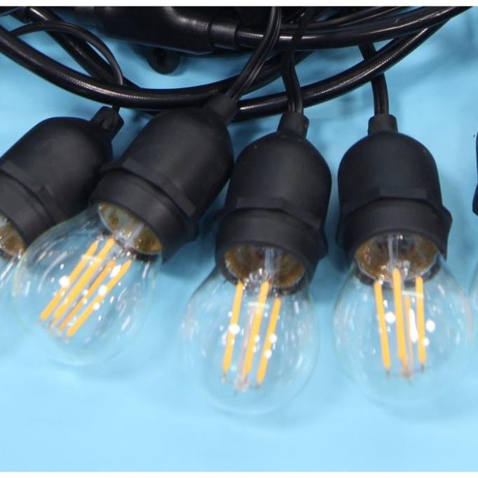 Dây đèn bóng led edison G45 1.5 mét 3 bóng 4w đèn trang trí