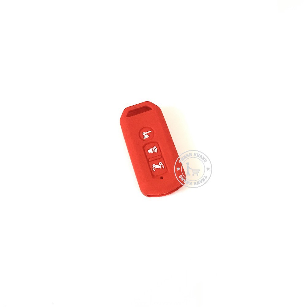 Bao da silicon smartkey 3 nút cho xe máy honda màu đỏ thanh khang 006001472