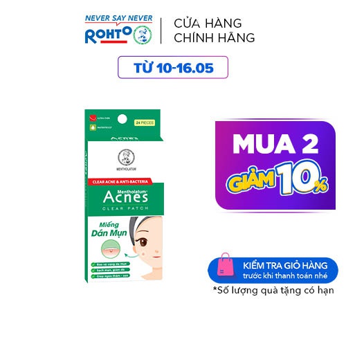 Miếng Dán Mụn Acnes Clear Patch (24 Miếng)