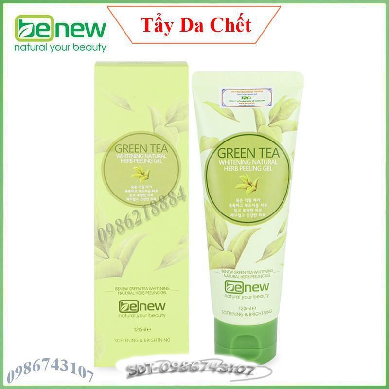 Tẩy da chết trà xanh Benew Green Tea Peeling Gel AP95