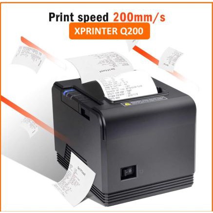 Máy in nhiệt XPrinter Q200 Cổng Lan+ USB