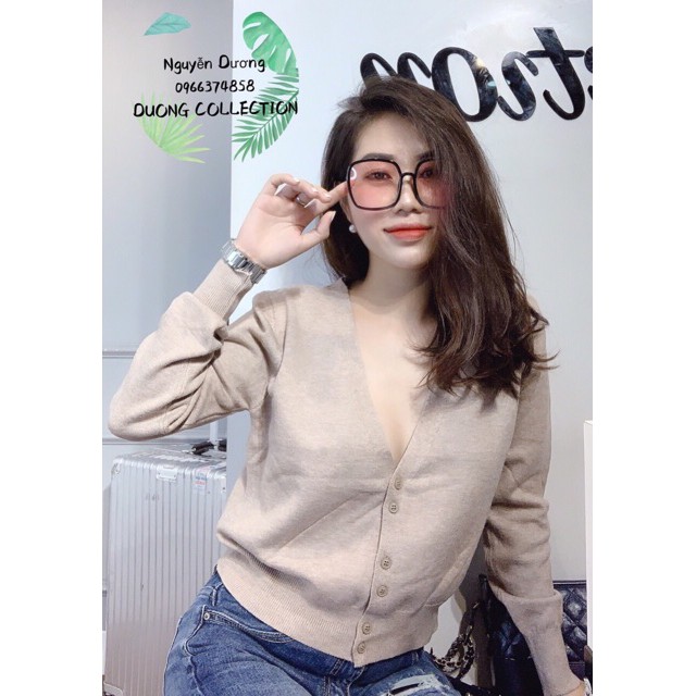 Áo Cardigan Len 6 Cúc (#410)_Xưởng May Quang Anh